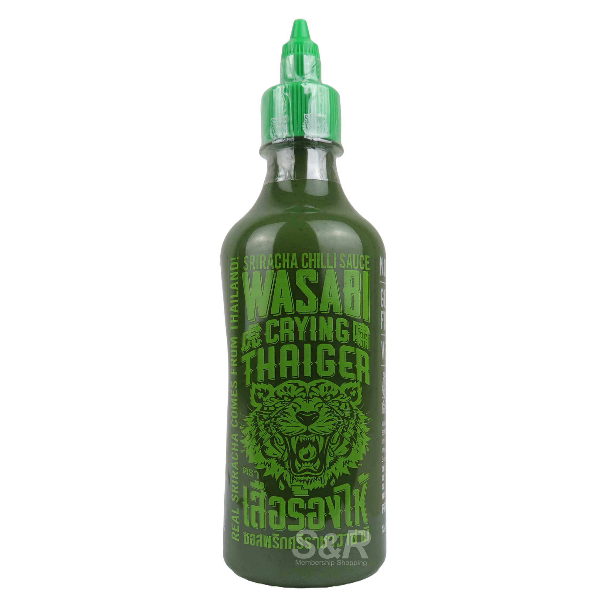 Crying Thaiger Sriracha Wasabi Chili Sauce 440mL Crying Thaiger Sriracha Wasabi Chili Sauce 440mL